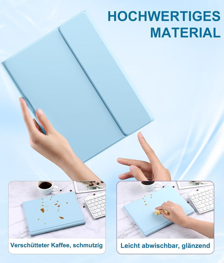 Vobafe Hülle mit Tastatur für iPad 10 Generation 2022, iPad 11 Generation A16 2025, 11/10,9 Zoll, Mu