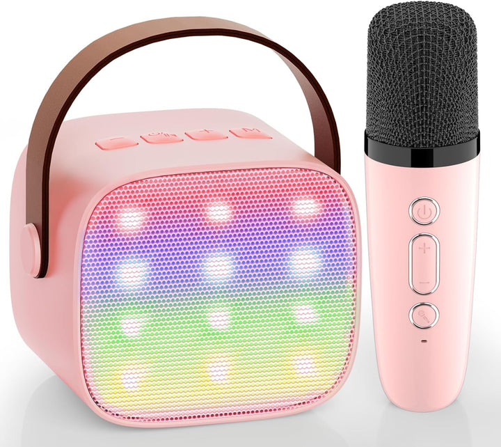 Kinder Karaoke Maschine, Neueste Karaoke Mikrofon Kinder, Geschenke für Mädchen Jungs,Mini Bluetooth