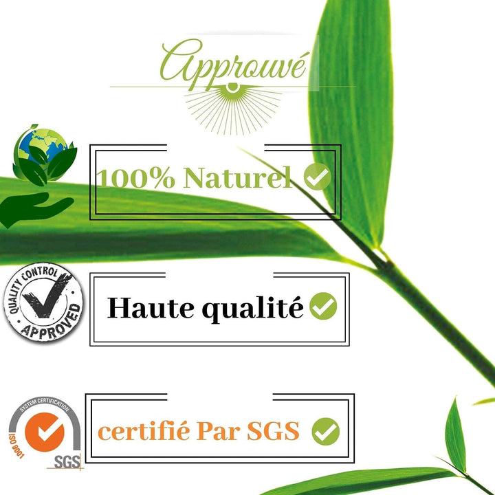 2 Stück Matratzenschoner 140 x 190/200 cm - wasserdicht leise - atmungsaktiv - 100 % Bambus - Höhe 3