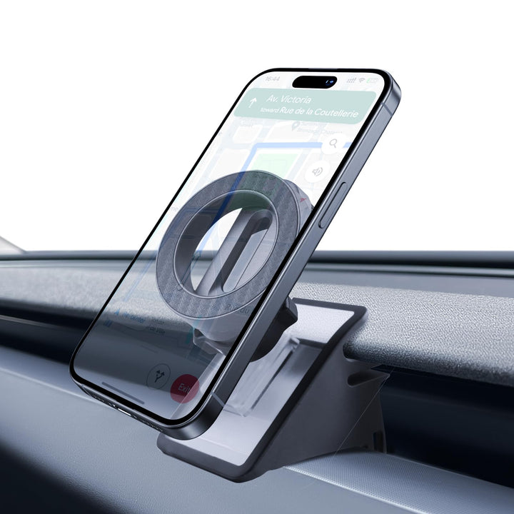 Handyhalterung für Tesla Model Y 2025-2026 Juniper und Model 3 2024-2026 Magnet Handyhalter Auto Mag