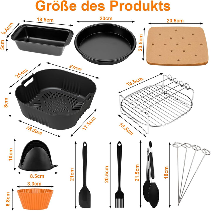 Heissluftfritteuse Zubehör für Philips Essential XL 6,2L HD9270/90, Philips 5000 Serie XXL HD9285/90