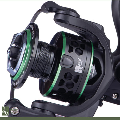 Zite Fishing Spinn-Angel-Set | Spinning Reel 3000 7+1BB | Raubfisch-Rolle | 2 Alu-Spulen | Geflochte