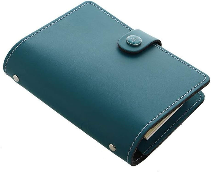 Filofax Pocket Organizer Leder A7 Zeitplaner Terminplaner The Original Dark Aqua Blau 026083 Dunkles