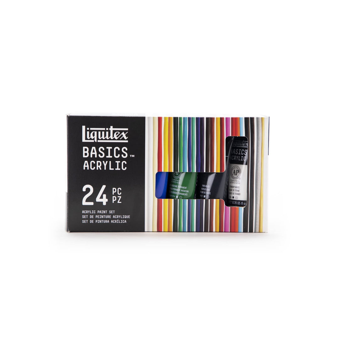 Liquitex 3699397 Basics - Acrylfarbe, monopigmentierte Künstlerpigmente, lichtecht, mittlere Viskosi