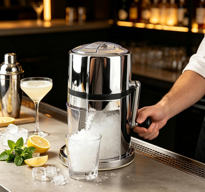 Crushed ice Maker,Handheld Eiscrusher, Eiszerkleinerer und Crushed Eismaschine Eiszerkleinerer Handh