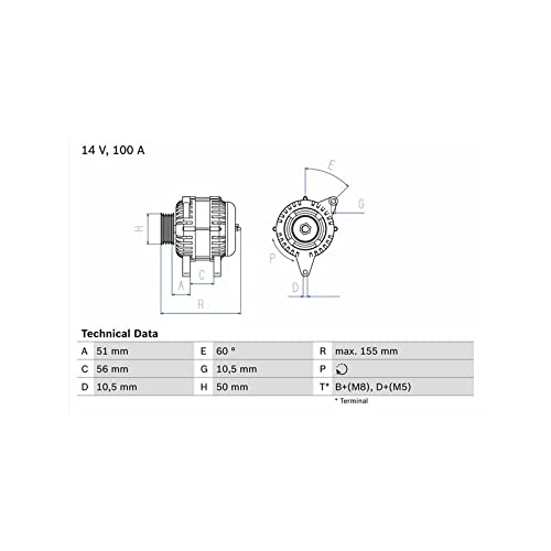 BOSCH 0986041330 Generator