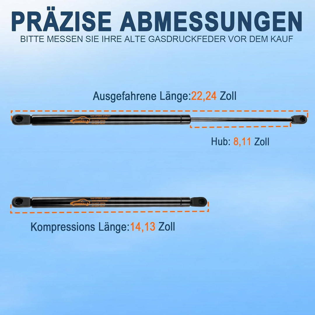 2X Heckklappendämpfer für BMW 3 Series E91 Touring 2004-2013 Gasdruckfeder Kofferraum Dämpfer Schwar