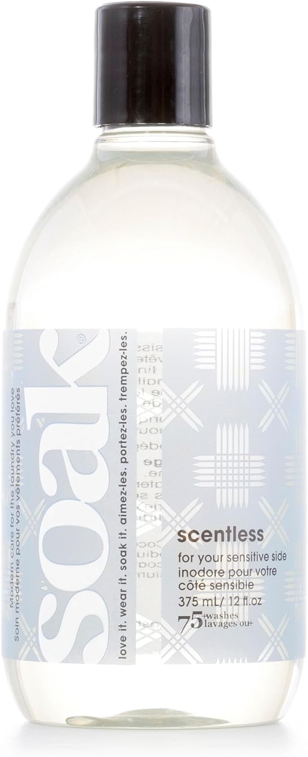 SOAK - Feinwaschmittel, Modern Laundry Care, Umweltfreundlich, 375ml Scentless Ohne Duftstoffe 6.35