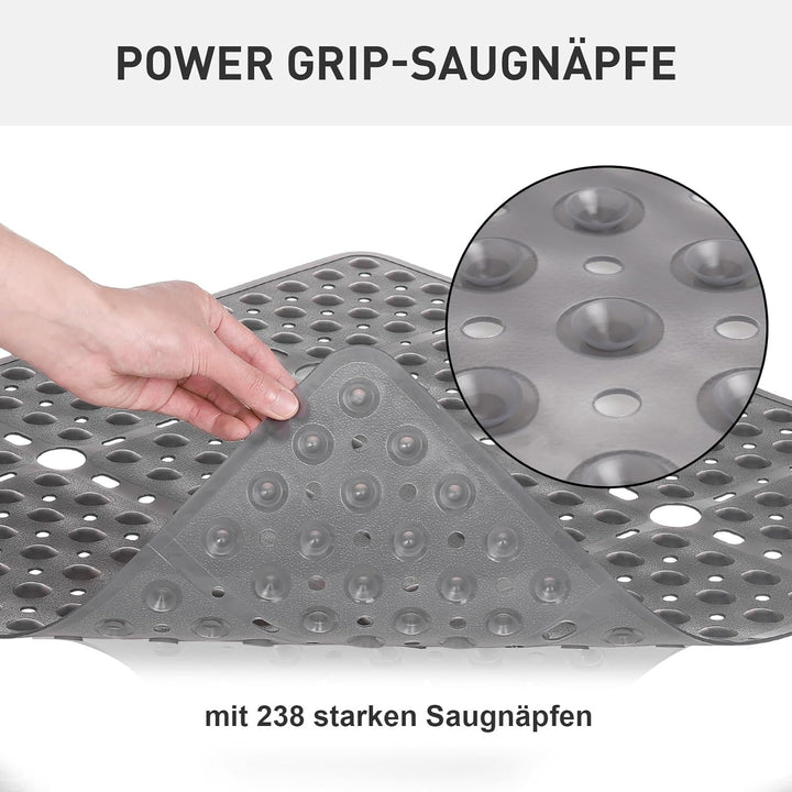 XIYUNTE Gross Duschmatte rutschfest Anti Schimmel - 70x70cm XL Quadratische rutschfeste Duschmatten