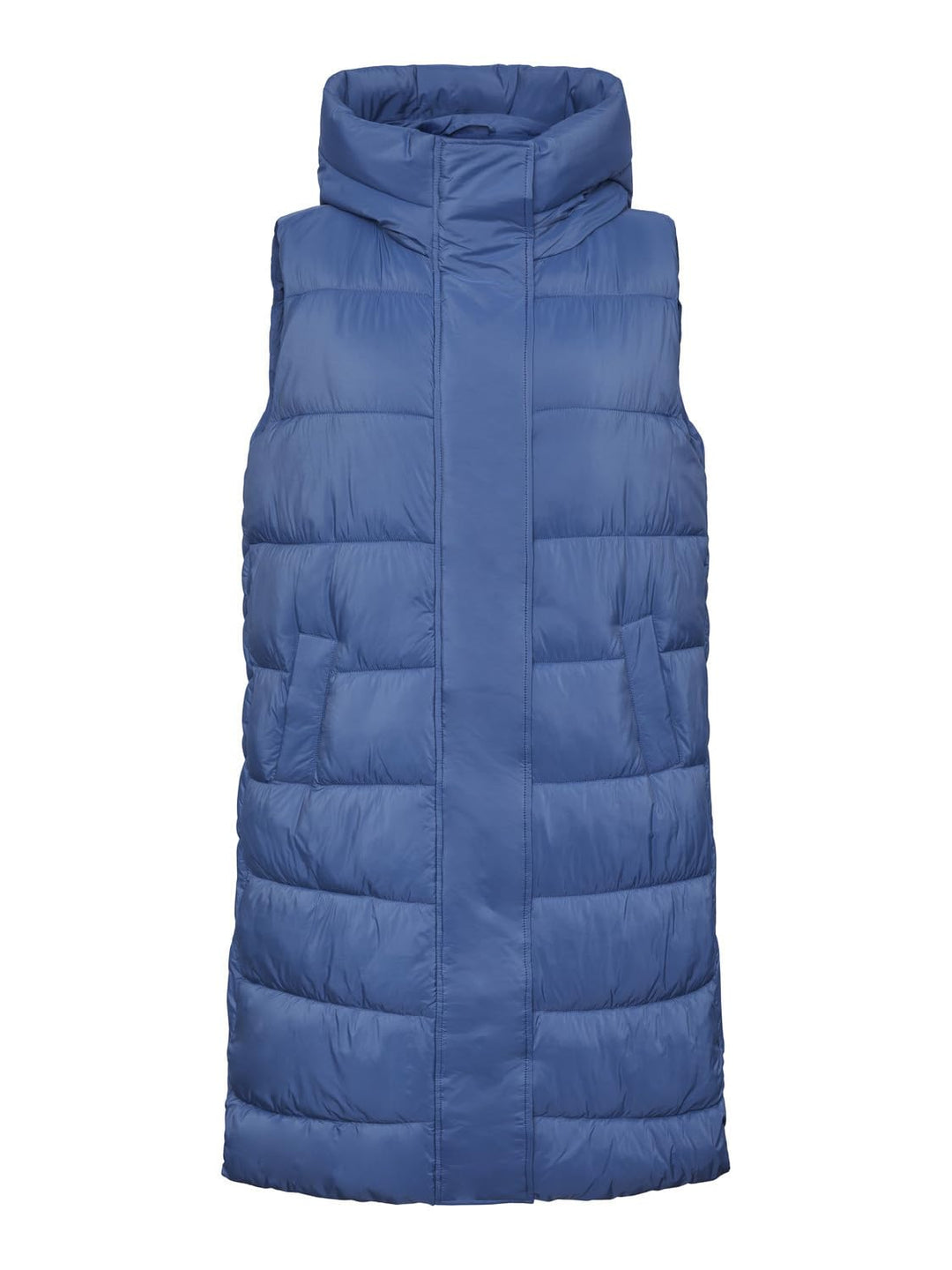 YAS Damen Yasliro Padded Vest S. Noos Weste, Federal Blue