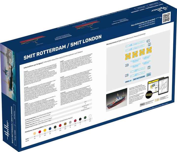 Heller Maquette Bateau : Starter Kit : Smitt Rotterdam