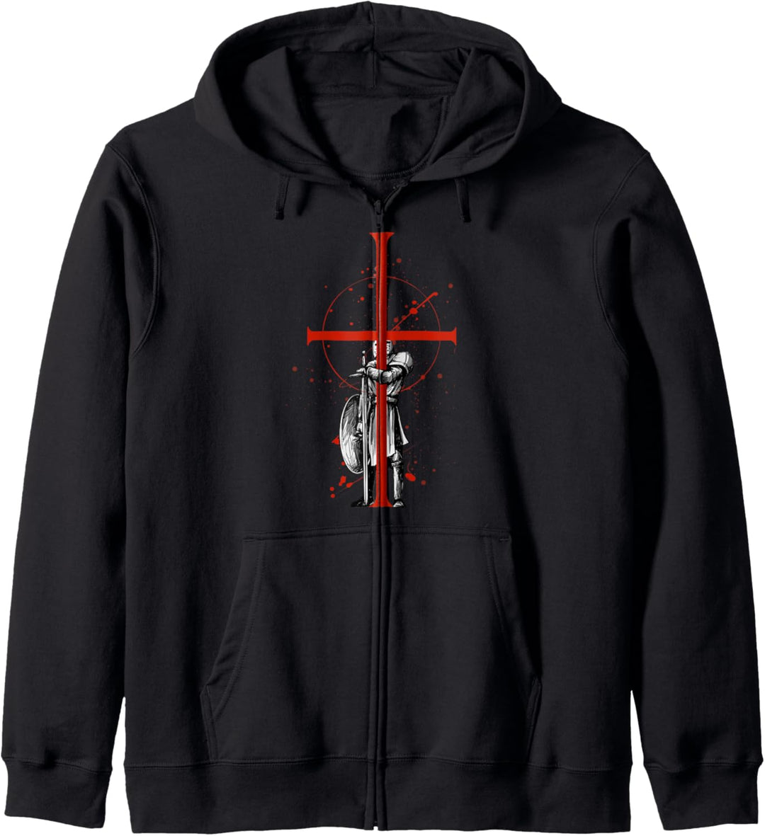 Tempelritter und Kreuzritter Kapuzenjacke