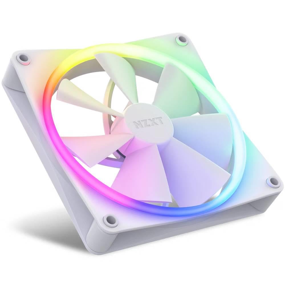Nzxt F140 RGB Fans - RF-R14DF-W1 - Erweiterte Anpassung der RGB-Beleuchtung – Flüsterleise Kühlung –