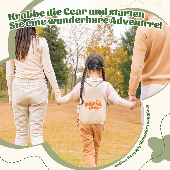 Koala Tagebuch Kinder Outdoor Explorer Kit, 11PCS Bug Catching Kit mit Schmetterlingsnetz, Schaufel,