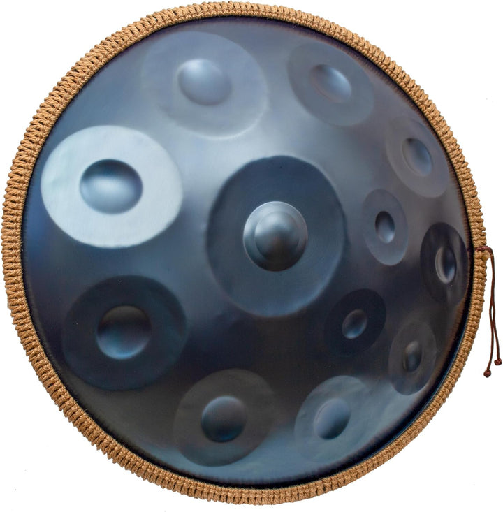 Handpan 440 HZ Fortgeschrittene, Stahltrommel 14 Töne 22 Zoll, Hand Pan in D-Moll, Hand Drum mit Dru