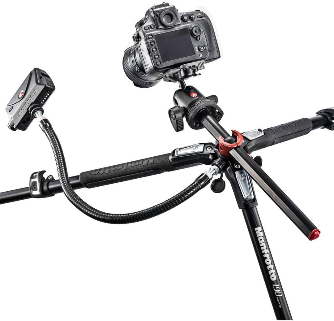Manfrotto Treppiede 190X PRO4 Aluminium 4 Segm Stativ, Aluminium 4 Segm Stativ