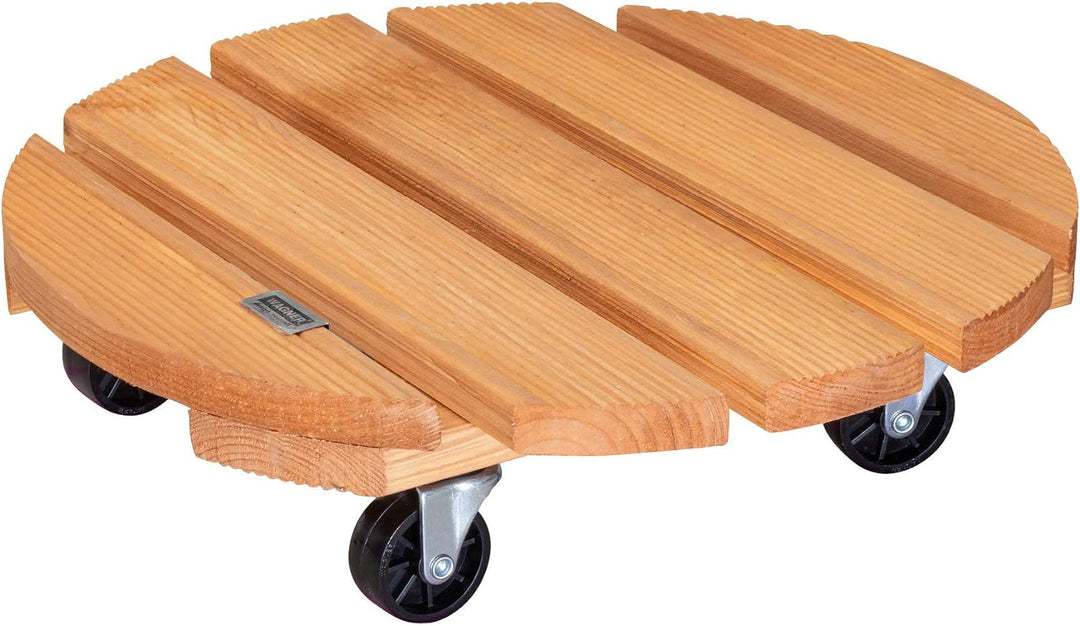 Wagner Pflanzenroller Toscana Ø 38 x 10 5 cm I Blumenroller für Aussenbereich + Innenbereich Ø 30 x