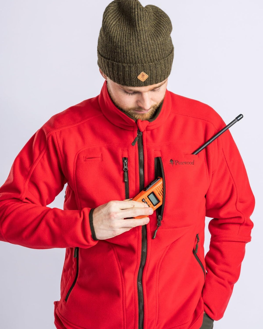Pinewood Furudal wendbare Fleece für Herren. Zum Wandern, Trekking, Jagd, Hundesport und vielen Outd