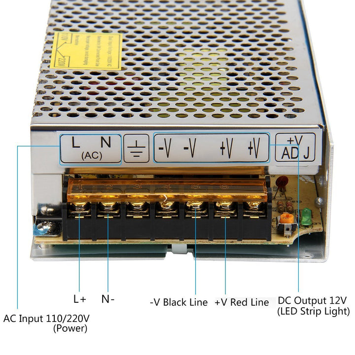 OYYTRAFO AC-DC 12V 250W Stromversorgung Schaltnetzteil Transformator Trafo Netzteil Netzgerät Stromv