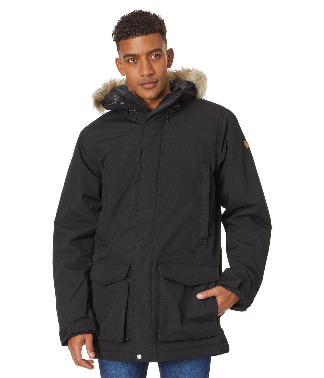 Fjällräven Herren Nuuk Lite Parka M parka S Schwarz, S Schwarz