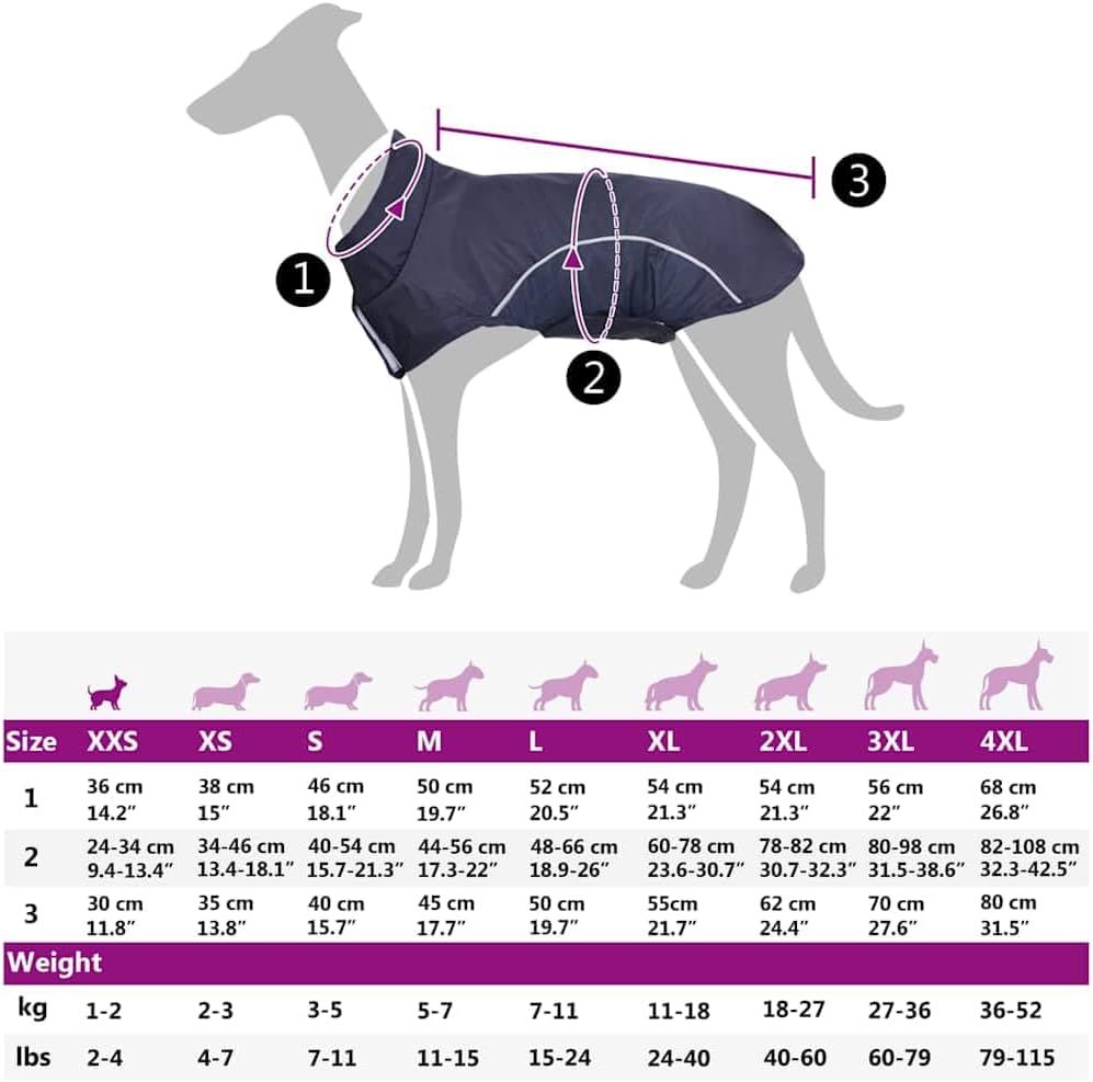 vidaXL Hunde Regenmantel mit Reflexstreifen Polyester Marineblau XXS, Hundemantel, Hundejacke, Regen