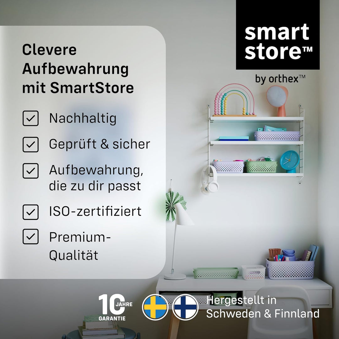 SmartStore ﻿aufbewahrungsbox mit deckel, 32 l, 3er-Pack, verstärkt, gross, transparent, für Lebensmi