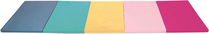Klappbare Turnmatte | ca. 185 x 76 x 3 cm | Tragbare und faltbare Kinder Weichbodenmatte, auch ideal