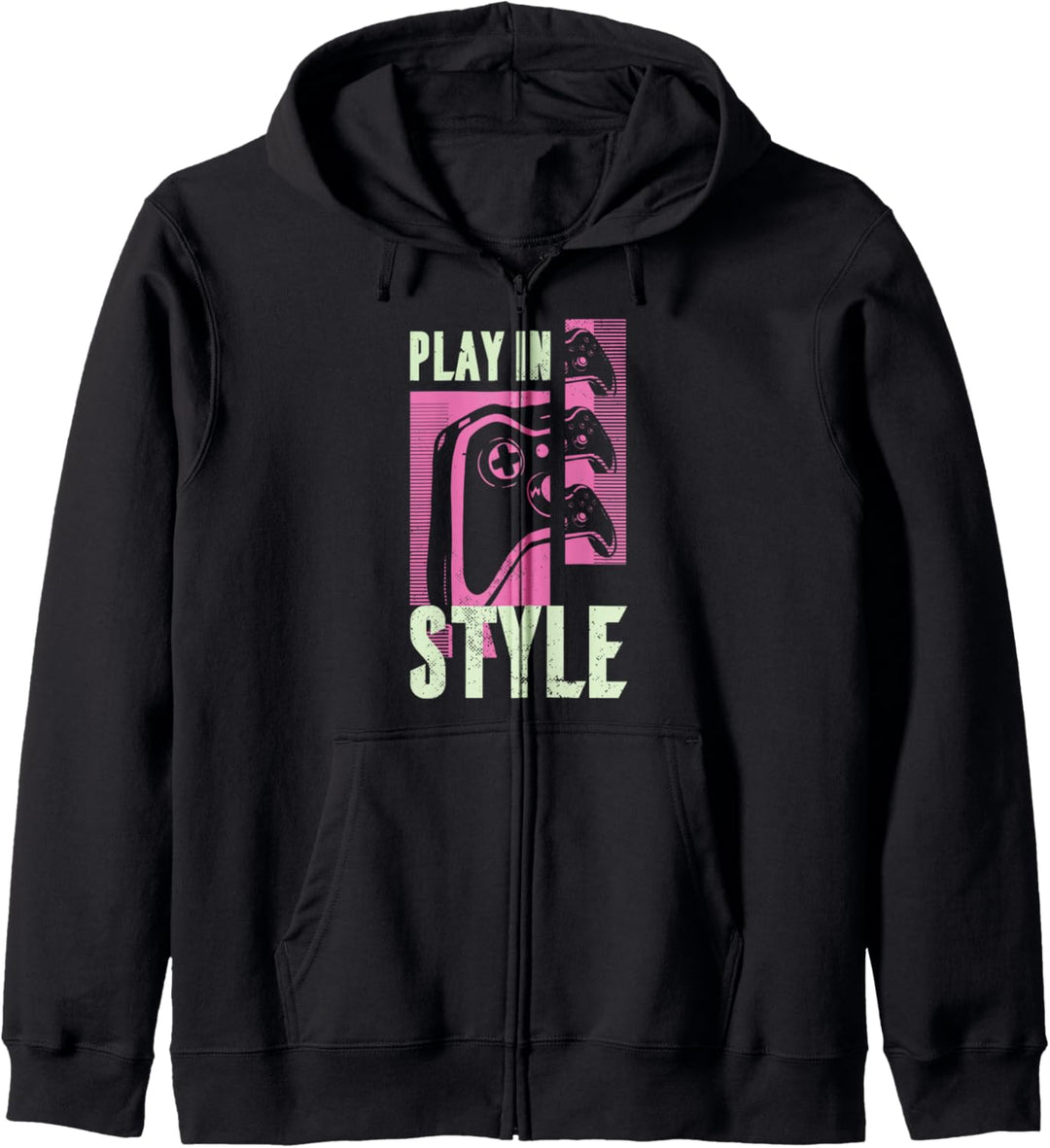 Gaming Artwork für einen Spieler Kapuzenjacke