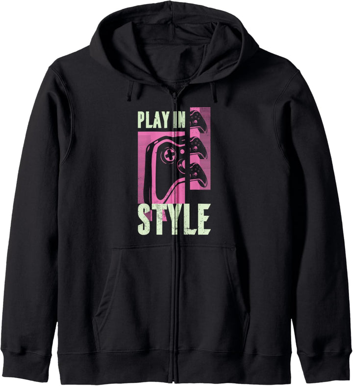 Gaming Artwork für einen Spieler Kapuzenjacke