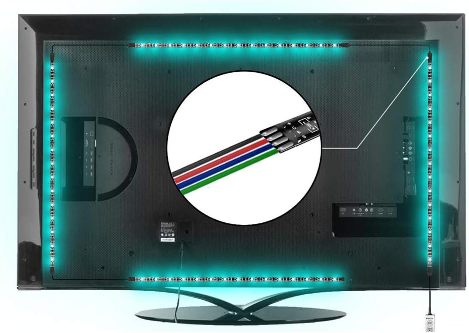 CARLITS 30M 22 AWG 4 Adriges RGB Verlängerungs Kabel Draht Leitung, 12/24V DC 4x0.3mm² 100ft LED Leu
