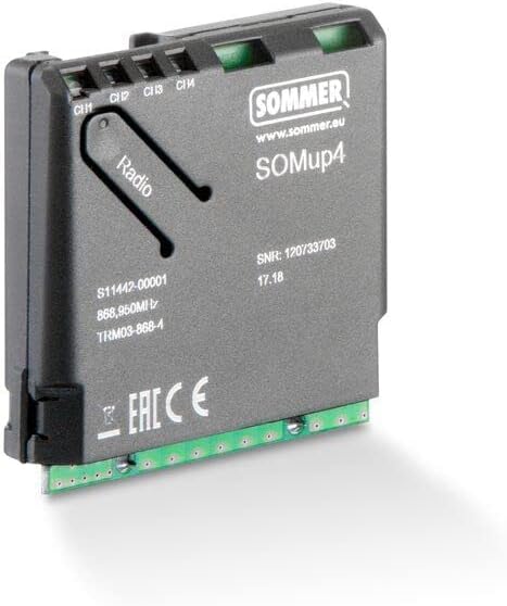 SOMMER twist 200 E Set 2flg. Drehtorantrieb, Anthrazit