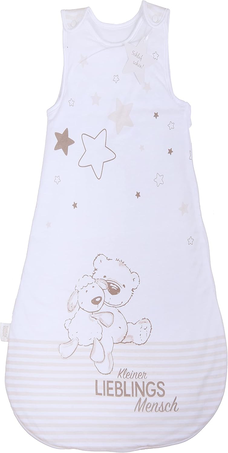 Herding Klaus GmbH GmbH Baby Best Schlafsack, Obermaterial Baumwolle/Füllung: 100% Polyester, beige,