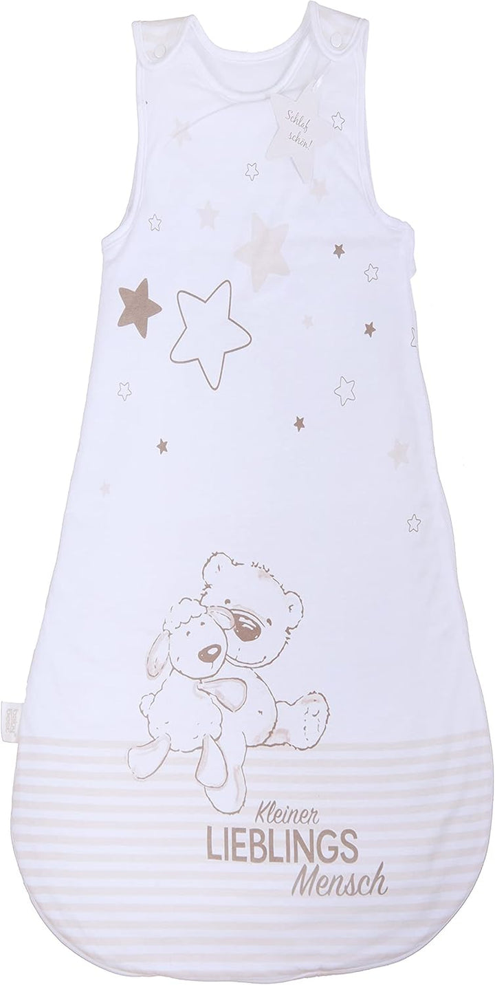 Herding Klaus GmbH GmbH Baby Best Schlafsack, Obermaterial Baumwolle/Füllung: 100% Polyester, beige,