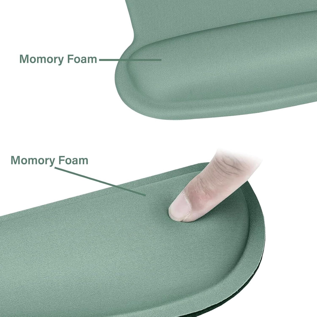 MOSISO Handgelenkauflagen für Mauspad&amp;Tastatur Set,Ergonomisches Mauspad Rutschfester Boden Zuhause/