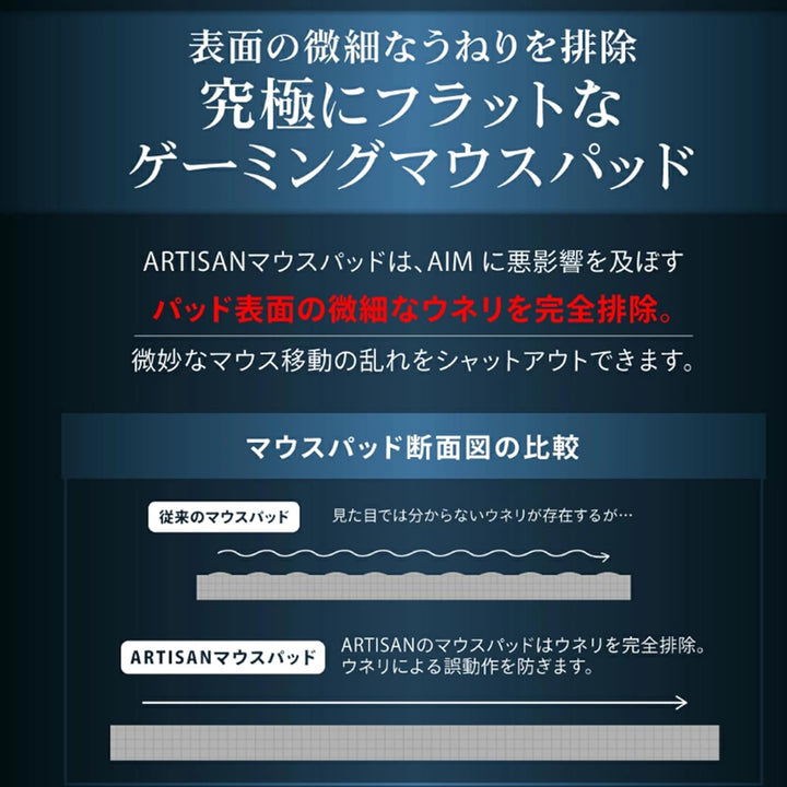 Artisan Ninja FX Hien Soft XXL Schwarz Professionelles Gaming Mauspad für Esport - Balance-Speed Mou
