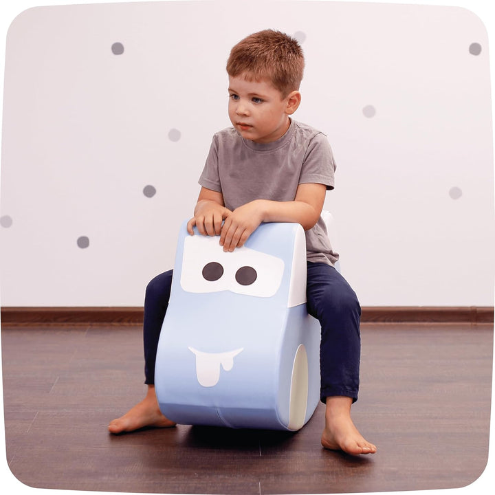 IGLU SOFT PLAY Schaukelpferd Kinder Schaukeltier Baby Schaukelspielzeug Spielzeug (Pastel), Pastel