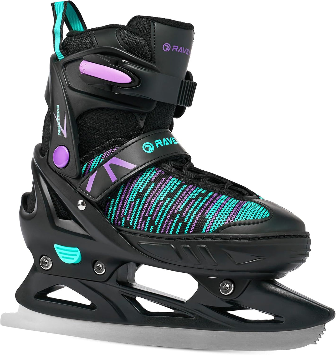 RAVEN 2in1 Schlittschuhe Inline Skates Inliner für Kinder Erwachsene Mädchen Damen verstellbar