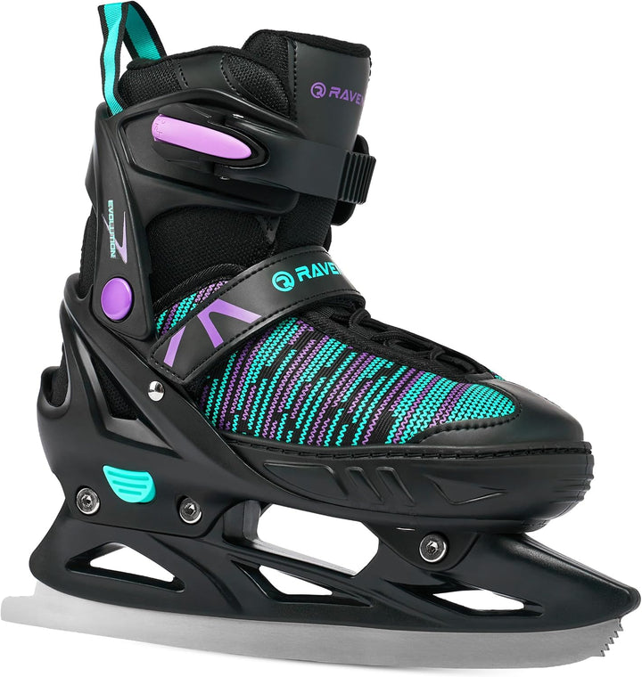 RAVEN 2in1 Schlittschuhe Inline Skates Inliner für Kinder Erwachsene Mädchen Damen verstellbar