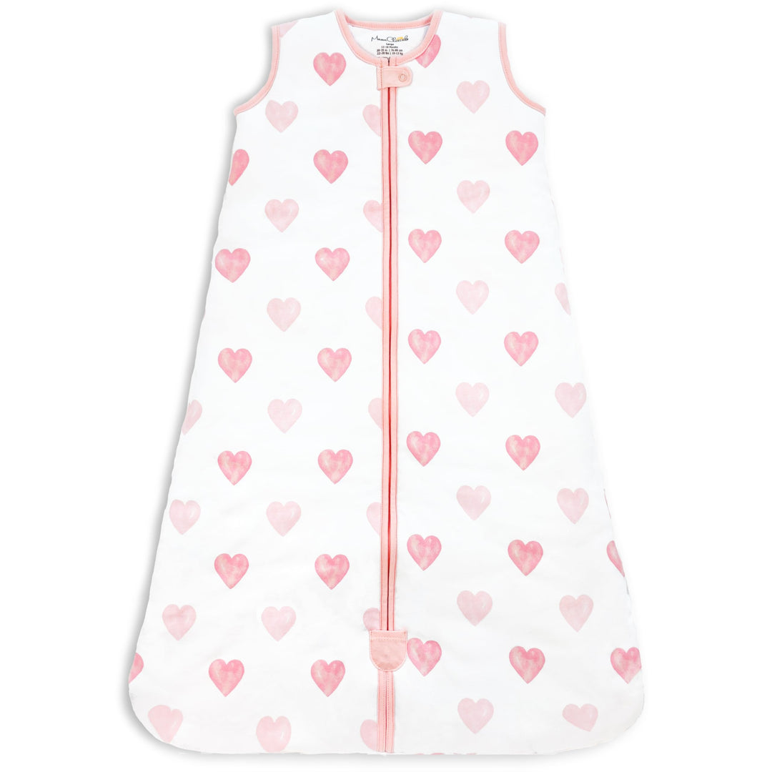 Mama Cheetah Baby Wearable Blanket, Organic Cotton Sleep Bag, Sleeping Sack with 2-Way Zipper X-Larg