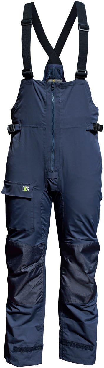 crazy4sailing Herren Segelhose Sydney Latzhose Regenhose Ölzeug, Dunkelblau