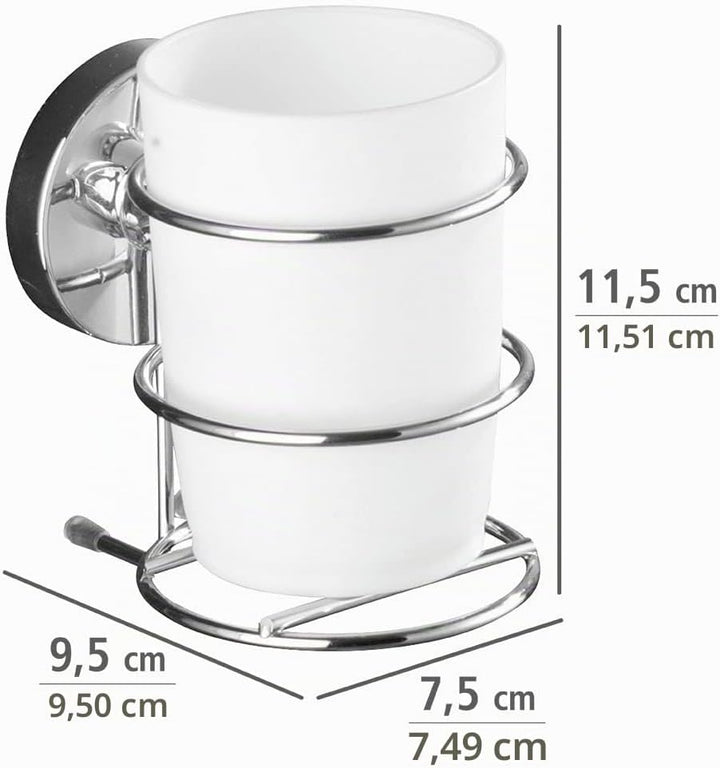 WENKO Vacuum-Loc® Zahnputzbecher Milazzo