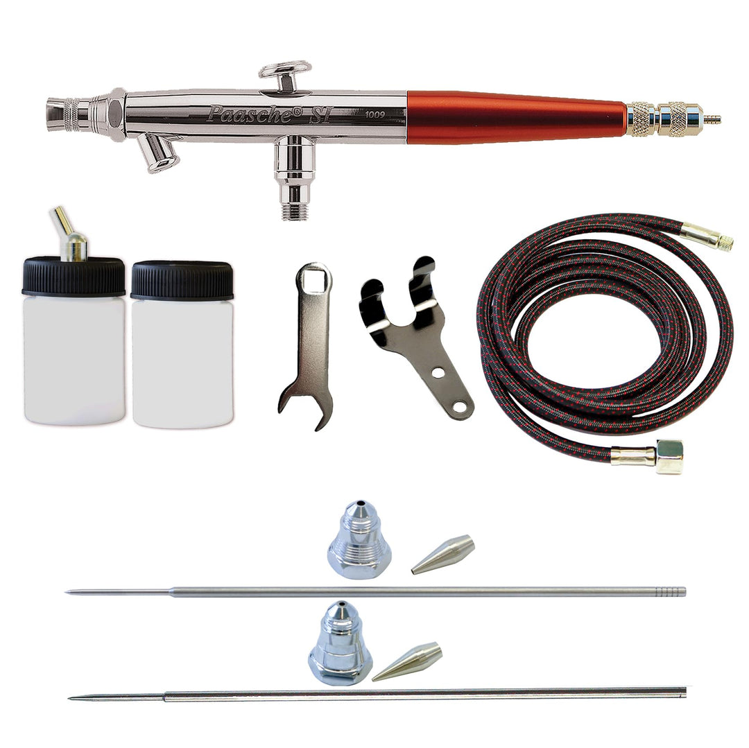 Paasche Airbrush Single Action interne Mix Airbrush-Set, Mehrfarbig