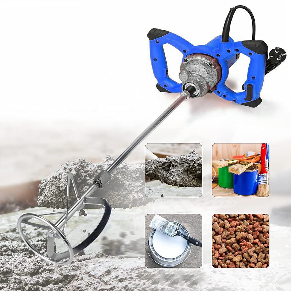 Rührwerk für Beton und Mörtel - 2600 W, 6 Stufig, max. 1500rpm - Rührgerät, Rührwerkmischer, Mörtelr