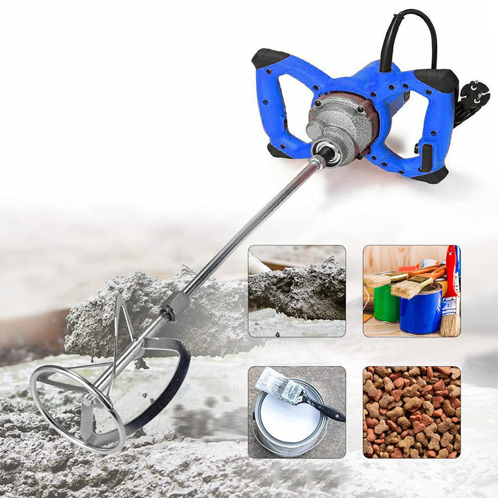 Rührwerk für Beton und Mörtel - 2600 W, 6 Stufig, max. 1500rpm - Rührgerät, Rührwerkmischer, Mörtelr