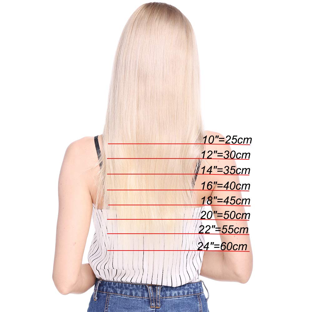 Bonding Extensions Echthaar Haarverlängerung Keratin U Tip 1g/Strähne 100g/Packung Günstig Natürlich