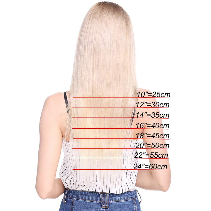 Bonding Extensions Echthaar Haarverlängerung Keratin U Tip 1g/Strähne 100g/Packung Günstig Natürlich