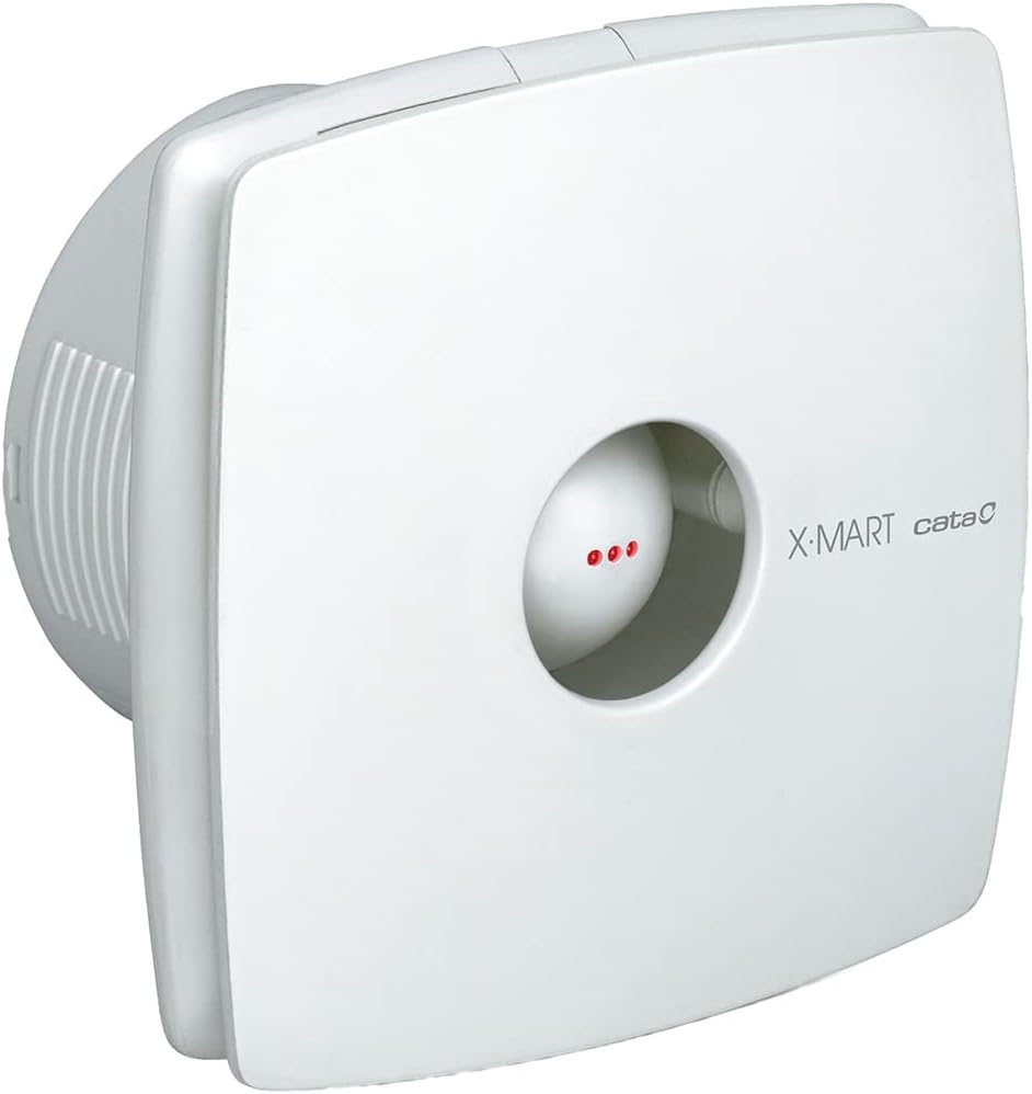 X-MART 10 - Abluftventilator für das Bad - Serienmässig - Schraubenlose Befestigung & Einfache Reini