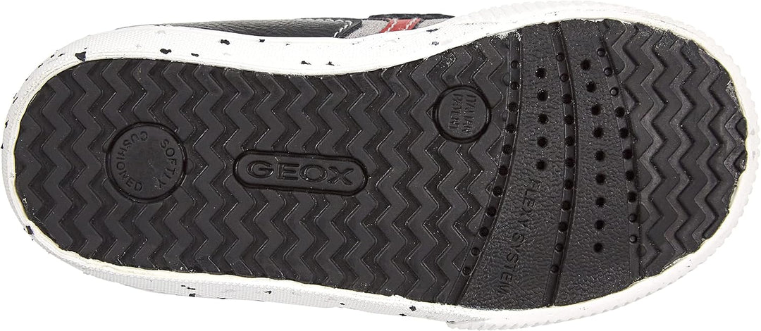 Geox Baby-Jungen B Kilwi Boy C' Sneaker, 22 EU Black Dk Red