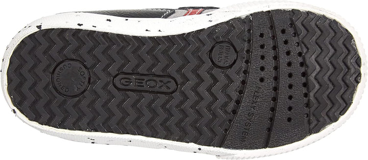 Geox Baby-Jungen B Kilwi Boy C' Sneaker, 22 EU Black Dk Red