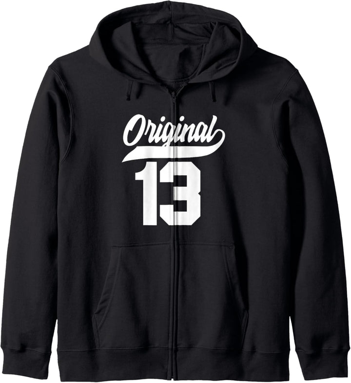 10.Geburtstag Original Junge Mädchen Vintage Jahrgang 2013 Kapuzenjacke